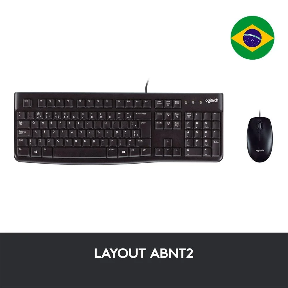TECLADO/MOUSE (COMBO) LOGITECH MK120