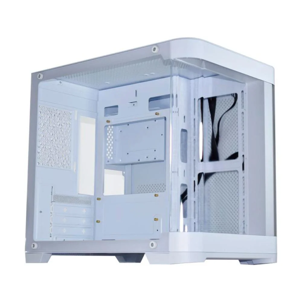 GABINETE KMEX GAMER AQUARIO CURVO AQUA CG-W1AG MATX -  RGB BRANCO(A)