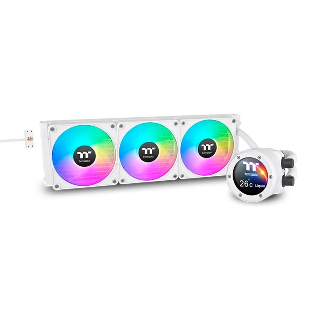 WATER COOLER TT TH360 V2 ULTRA SYNC ARGB 120MM AMD/INTEL 3 FANS ARGB BRANCO(A)