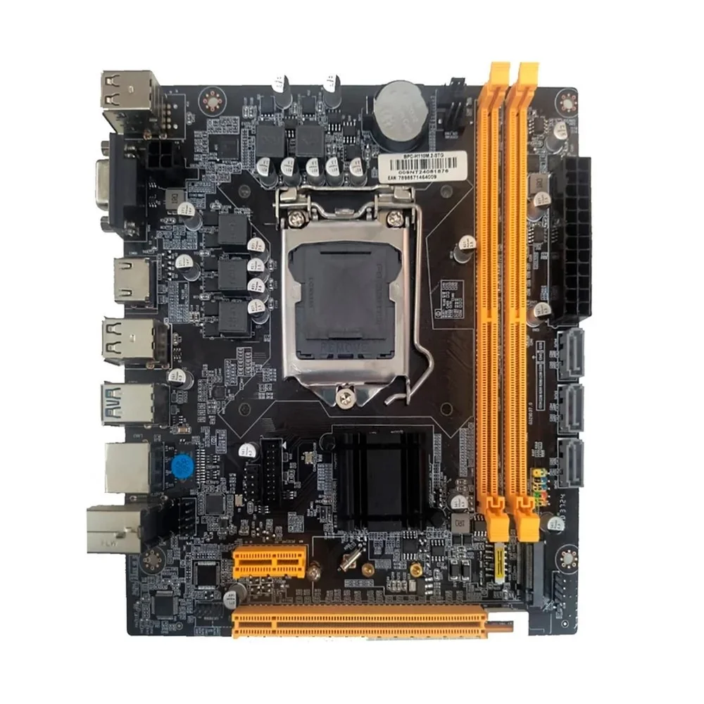 PLACA MAE PCTECH H110 PCTECH 1151 DDR4 6/7/8/9ª GERAÇÃO USB 3.0 NVME - PRETO (A)