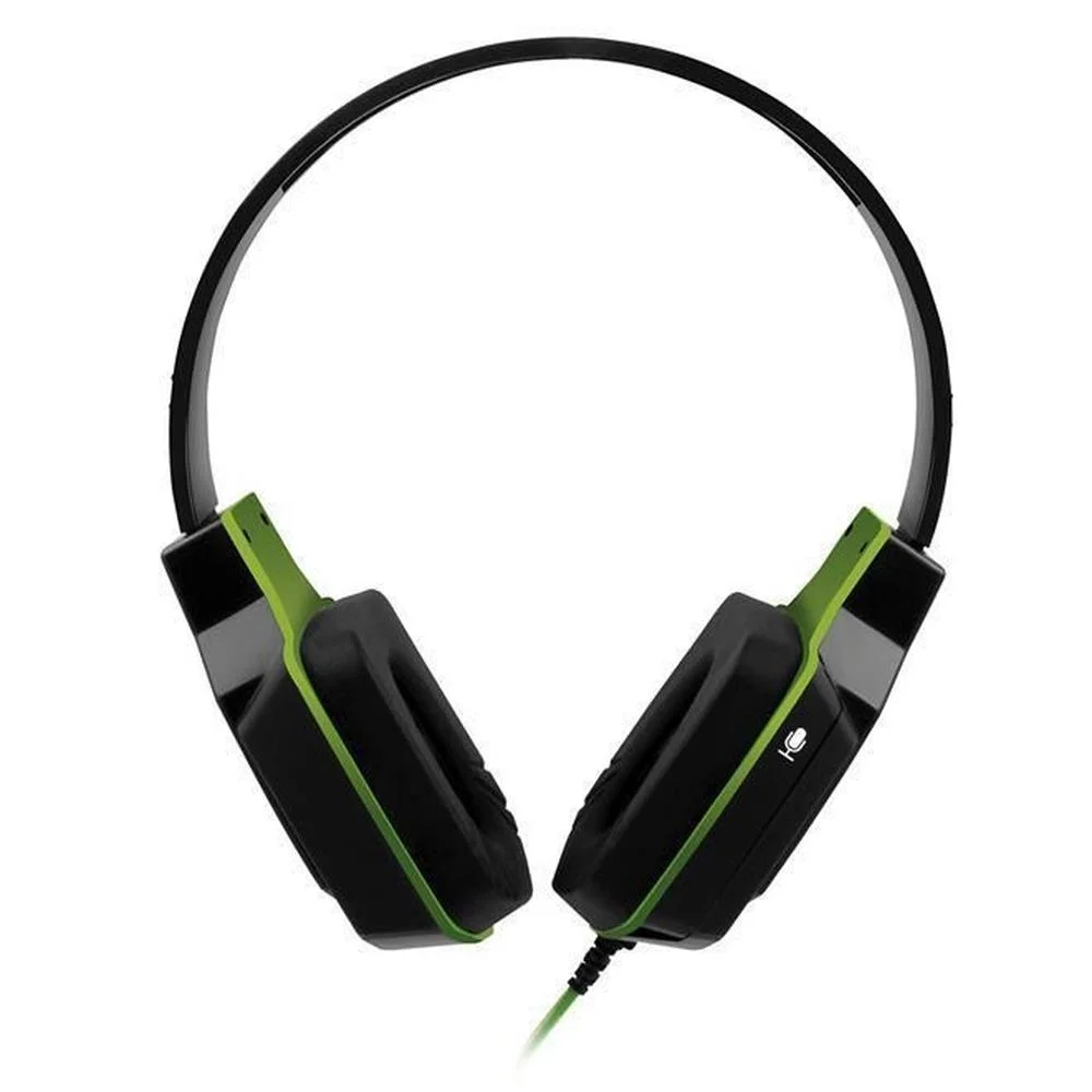 HEADSET MULTILASER GAMER PH146 EARPAD DE SILICONE 40MM P2 PRETO/VERDE