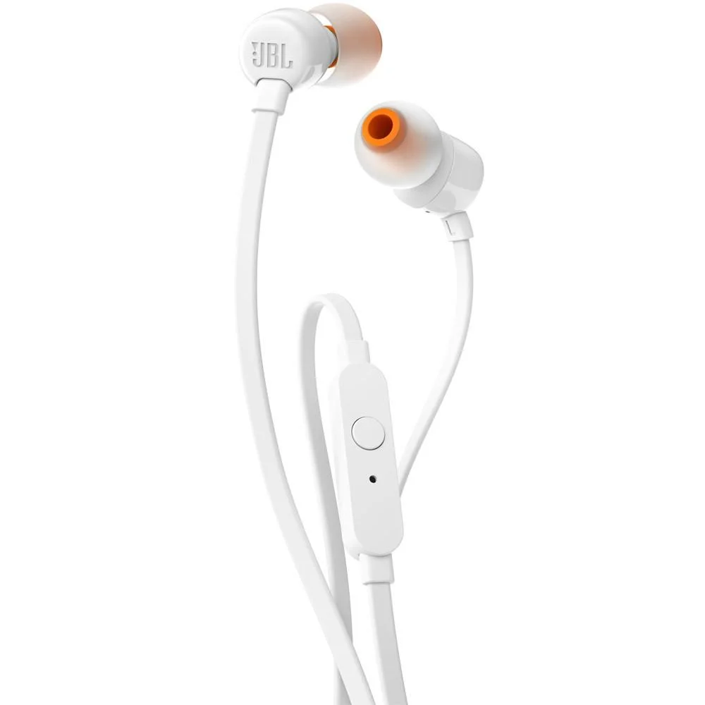FONE DE OUVIDO JBL T110 C/MICROFONE P2 BRANCO(A)
