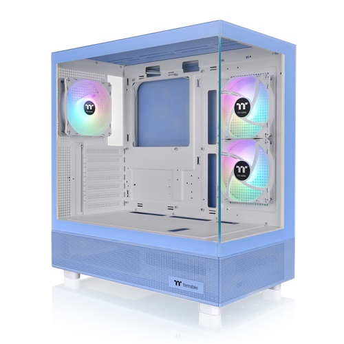 GABINETE TT VIEW 270 PLUS TG MID TOWER WIN 3 FANS ARGB AZUL CLARO