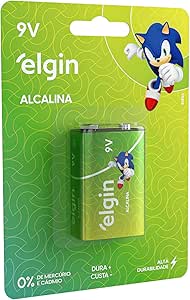 BATERIA ALCALINA ELGIN 9V 6LR61