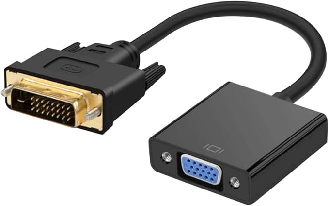ADAPTADOR VGA PARA DVI PRETO(A)