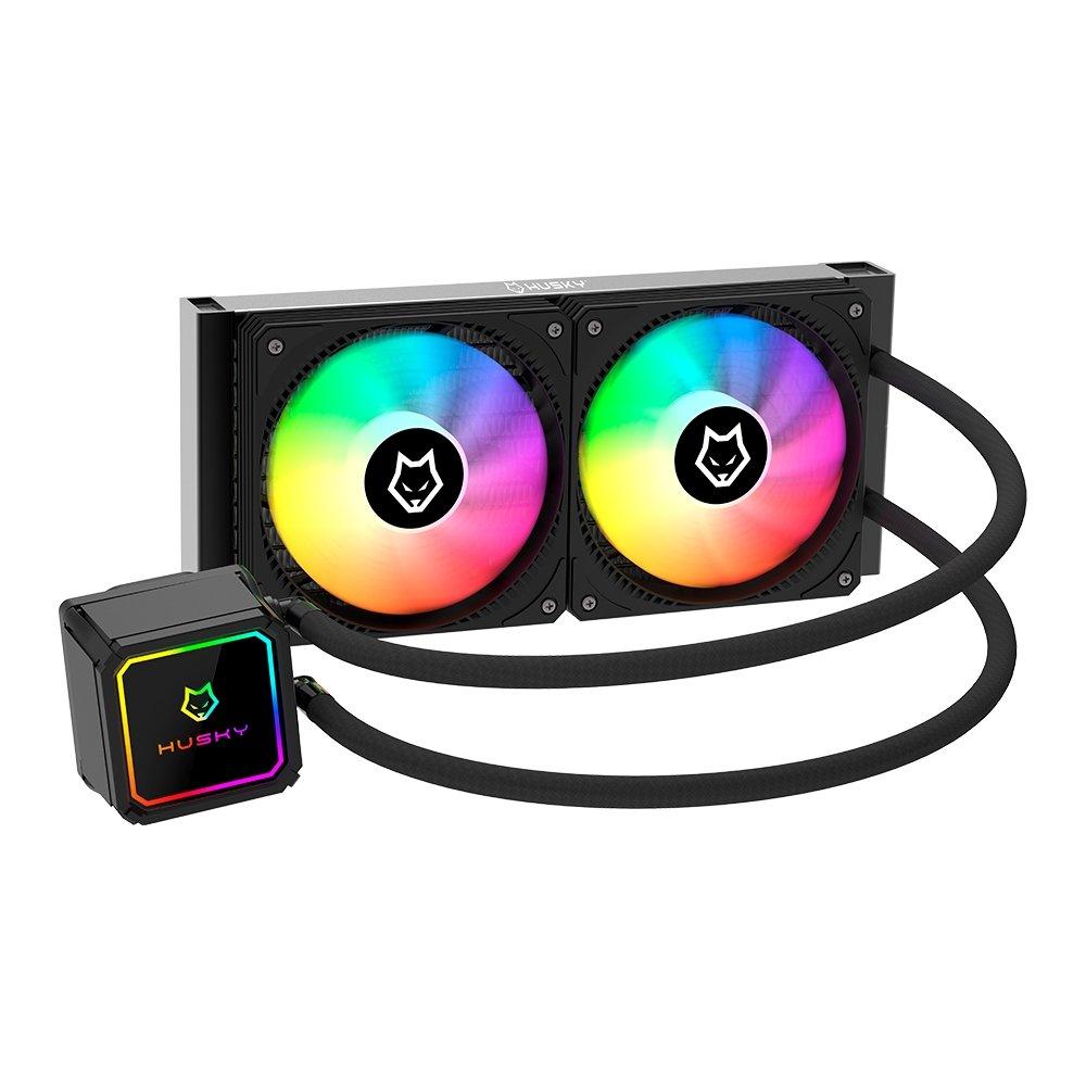 WATER COOLER HUSKY FREEZY ARGB 240MM AMD E INTEL PRETO